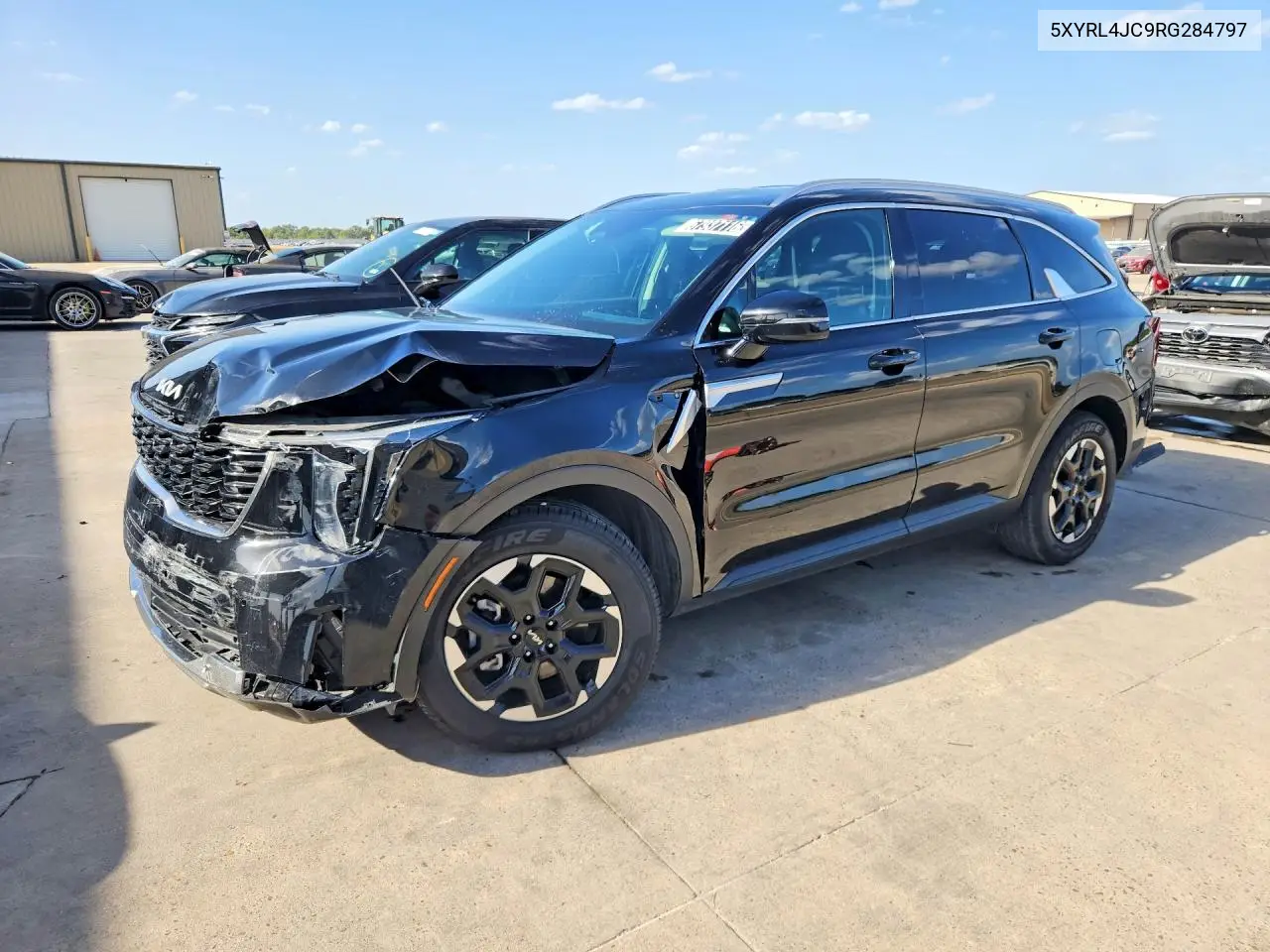 2024 Kia Sorento S VIN 5XYRL4JC9RG284797 фото 1