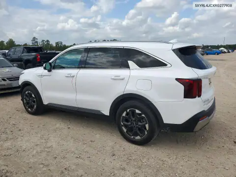 5XYRL4JCXRG277938 — 2024 Kia Sorento, фото 2 с аукциона Copart, Передняя часть