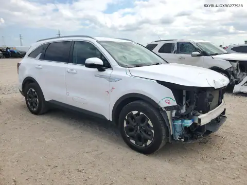 5XYRL4JCXRG277938 — 2024 Kia Sorento, фото 4 с аукциона Copart, Передняя часть