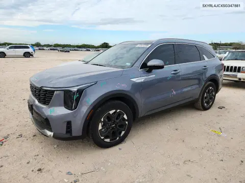 5XYRL4JCXSG347881 — 2025 Kia Sorento, Град, фото до ремонта
