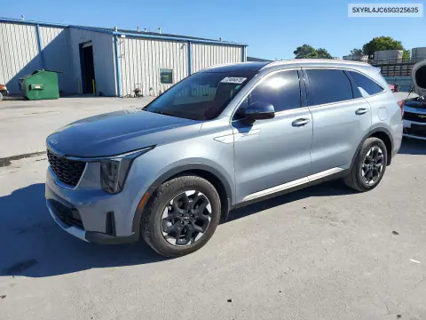 5XYRL4JC6SG325635 — 2025 Kia Sorento, Передняя часть, фото до ремонта
