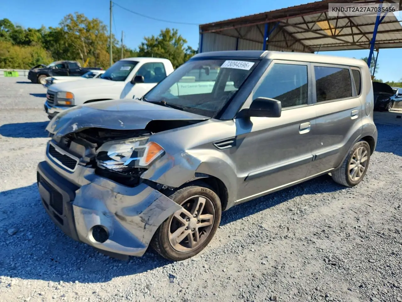 KNDJT2A27A7035456 Kia Soul 2010 — повреждение Передняя часть, фото до ремонта
