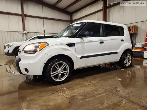 KNDJT2A11A7703548 — 2010 Kia Soul, Задняя часть, фото до ремонта