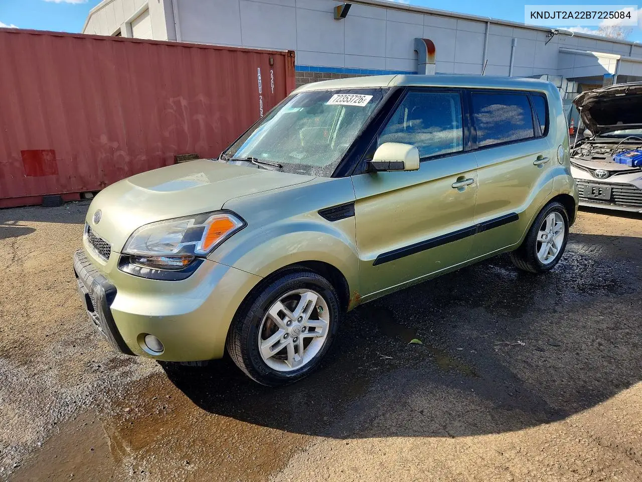 2011 Kia Soul + VIN KNDJT2A22B7225084 фото 1