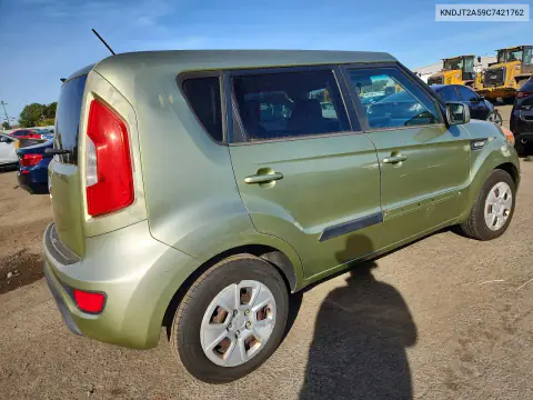 2012 Kia Soul Base VIN KNDJT2A59C7421762 фото 3