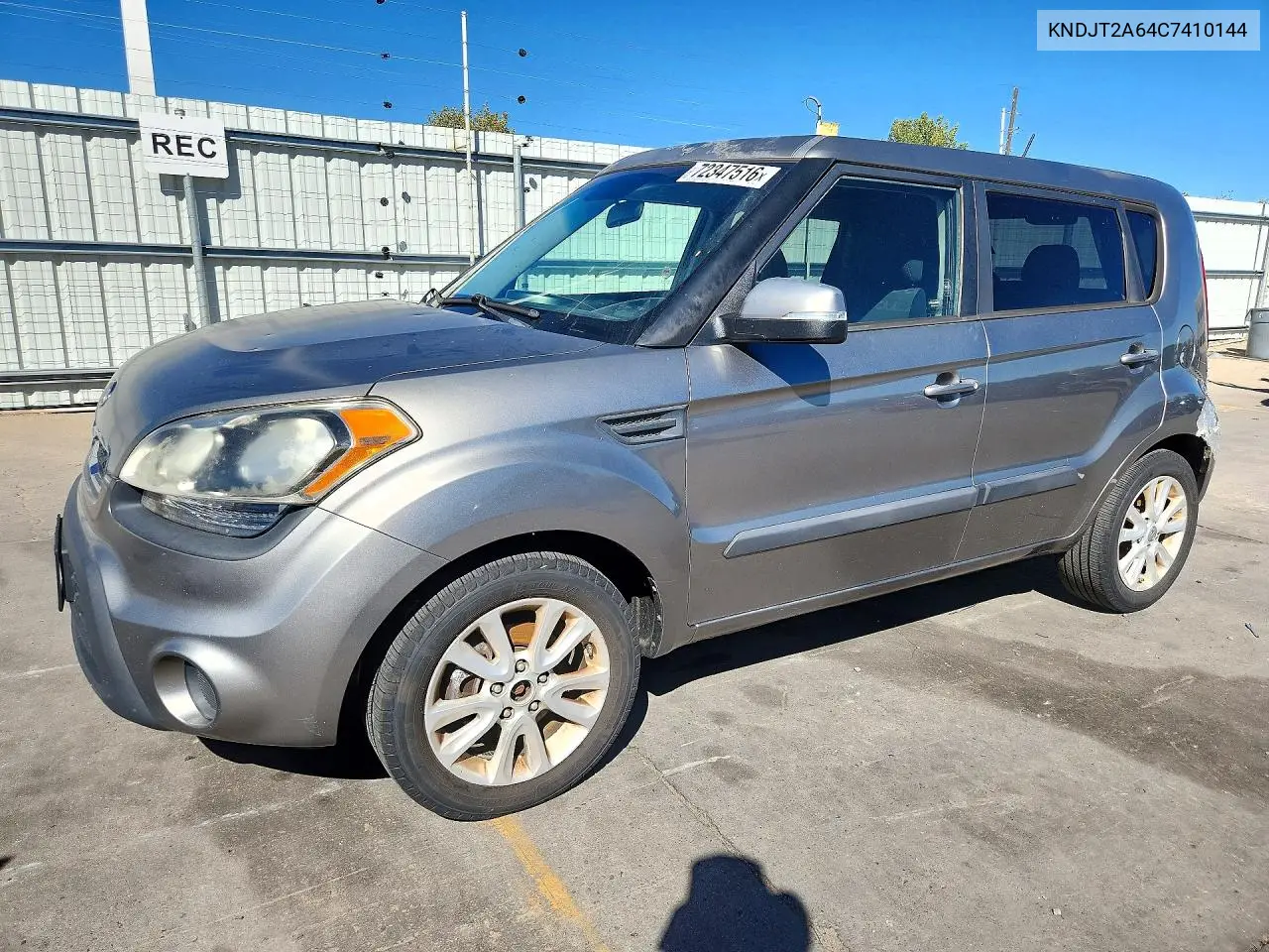 2012 Kia Soul + VIN KNDJT2A64C7410144 фото 1