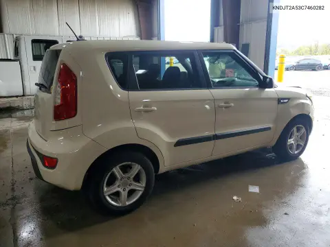 2012 Kia Soul Base VIN KNDJT2A53C7460282 фото 3