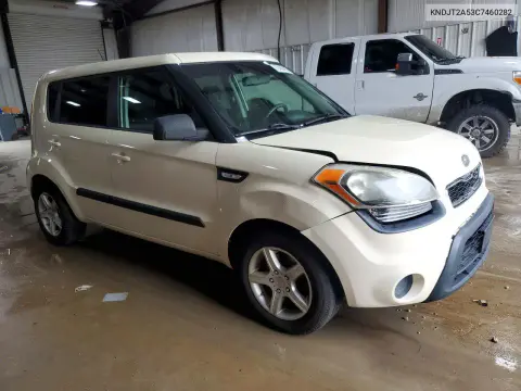2012 Kia Soul Base VIN KNDJT2A53C7460282 фото 4