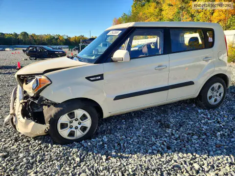 KNDJT2A56C7471292 — 2012 Kia Soul, Передняя часть, фото до ремонта