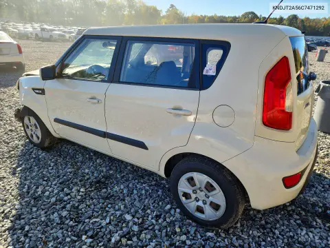 2012 Kia Soul Base VIN KNDJT2A56C7471292 фото 2