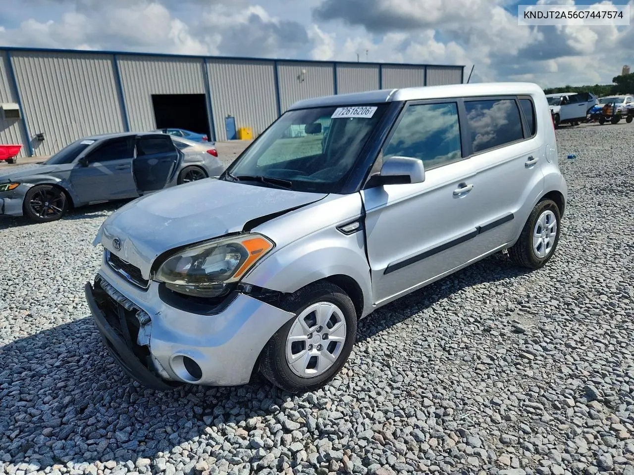 2012 Kia Soul Base VIN KNDJT2A56C7447574 фото 1