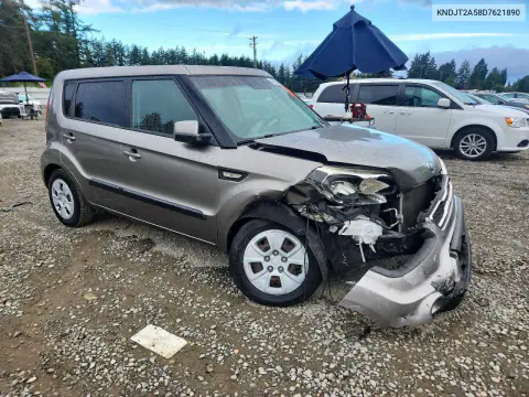 2013 Kia Soul Base VIN KNDJT2A58D7621890 фото 4