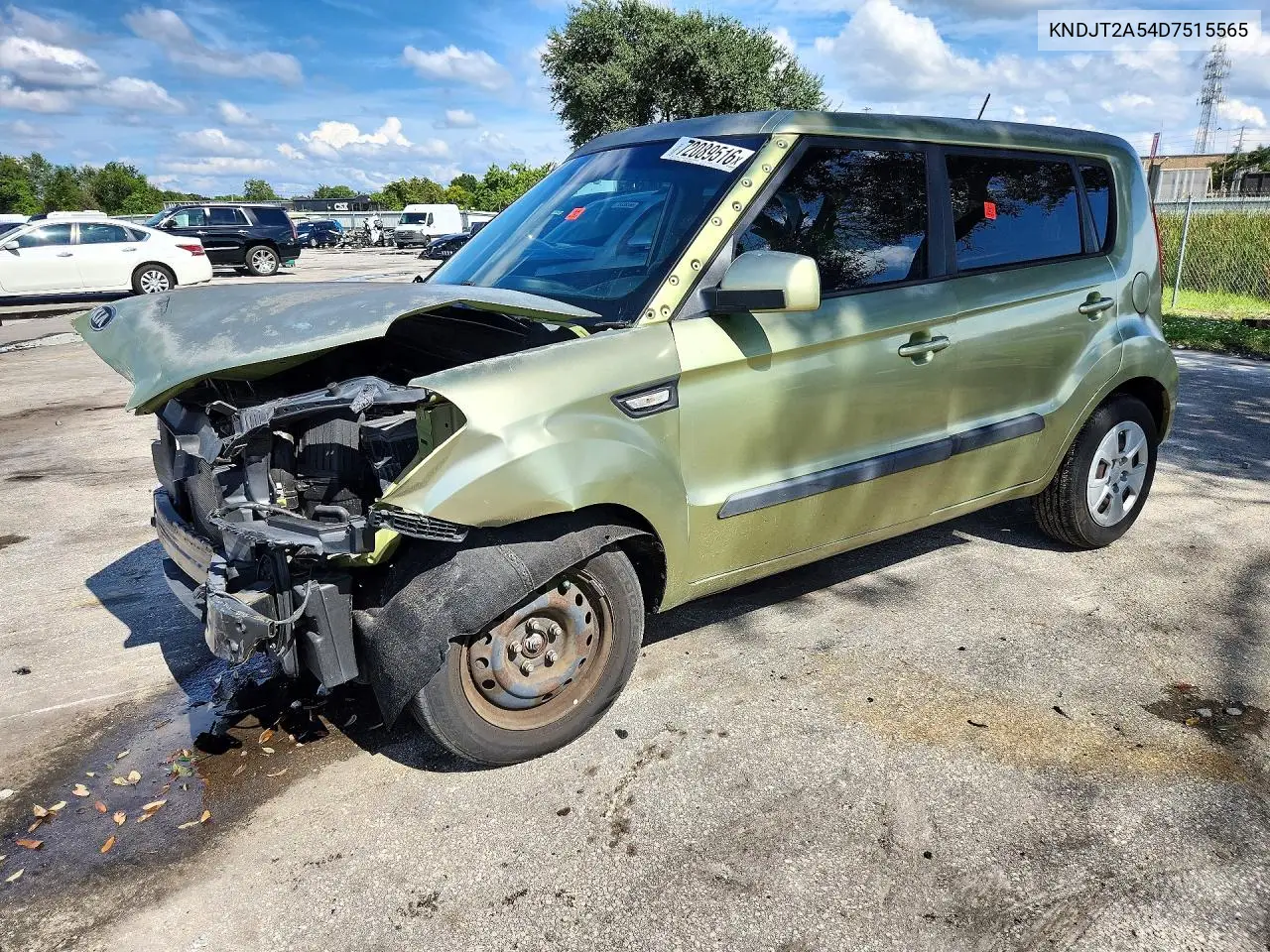 2013 Kia Soul Base VIN KNDJT2A54D7515565 фото 1
