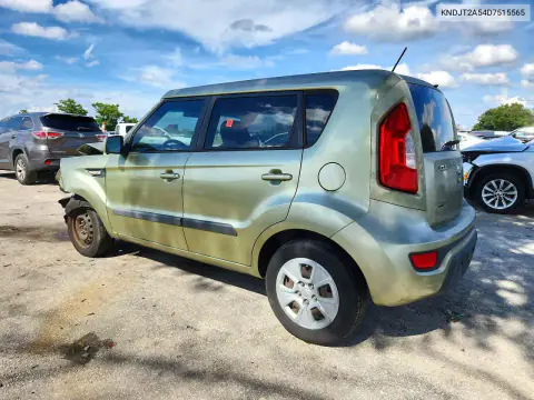 2013 Kia Soul Base VIN KNDJT2A54D7515565 фото 2