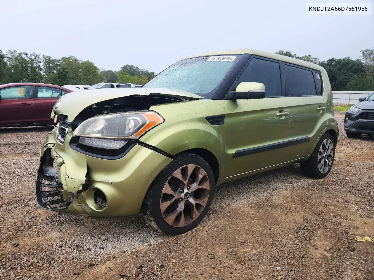 2013 Kia Soul + VIN KNDJT2A66D7561956 фото 1