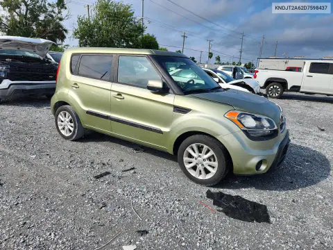 2013 Kia Soul + VIN KNDJT2A62D7598437 фото 4