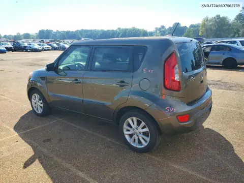 2013 Kia Soul + VIN KNDJT2A66D7568759 фото 2