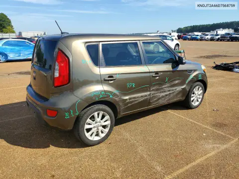 2013 Kia Soul + VIN KNDJT2A66D7568759 фото 3