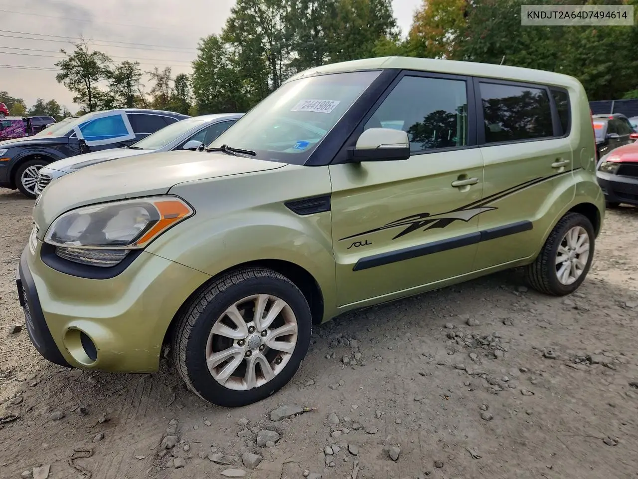 2013 Kia Soul + VIN KNDJT2A64D7494614 фото 1