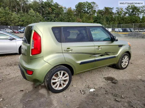 2013 Kia Soul + VIN KNDJT2A64D7494614 фото 3