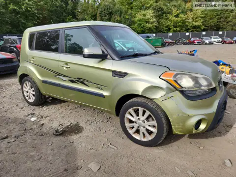 2013 Kia Soul + VIN KNDJT2A64D7494614 фото 4