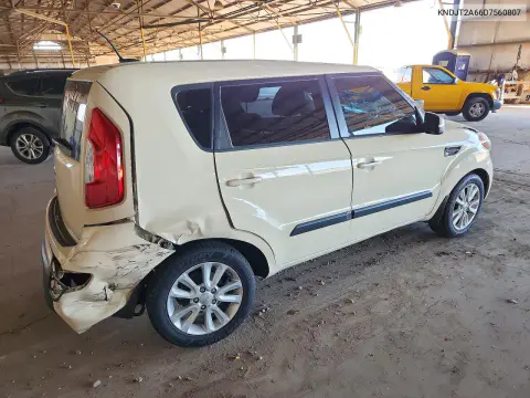 2013 Kia Soul + VIN KNDJT2A66D7560807 фото 3