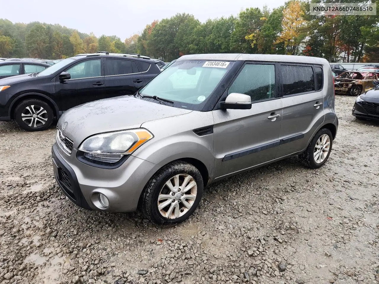 KNDJT2A66D7488510 Kia Soul 2013 — повреждение Мелкие вмятины и царапины, фото до ремонта