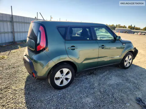 2014 Kia Soul Base VIN KNDJN2A22E7043934 фото 3