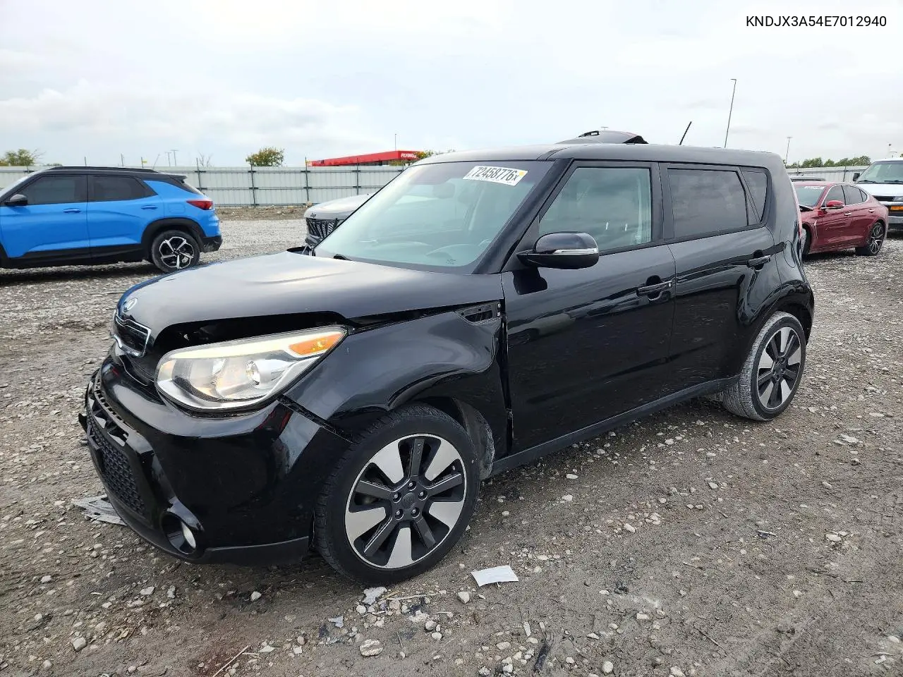 KNDJX3A54E7012940 Kia Soul 2014 — повреждение Передняя часть, фото до ремонта