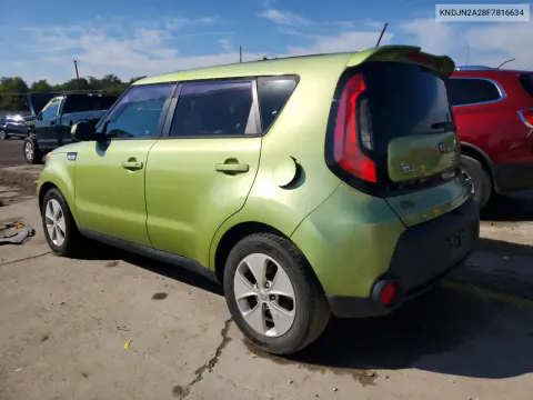 2015 Kia Soul Base VIN KNDJN2A28F7816634 фото 2