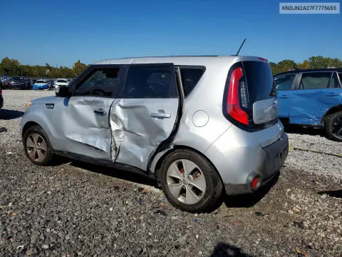 2015 Kia Soul Base VIN KNDJN2A27F7775655 фото 2