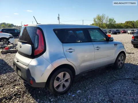 2015 Kia Soul Base VIN KNDJN2A27F7775655 фото 3