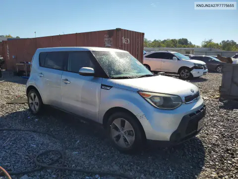 2015 Kia Soul Base VIN KNDJN2A27F7775655 фото 4