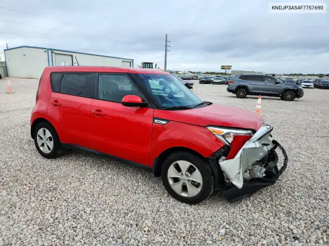 2015 Kia Soul + VIN KNDJP3A54F7757690 фото 4