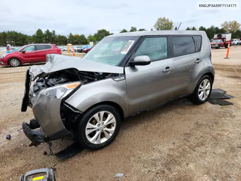 KNDJP3A59F7114171 — 2015 Kia Soul, Передняя часть, фото до ремонта