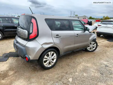 KNDJP3A59F7114171 — 2015 Kia Soul, фото 3 с аукциона Copart, Передняя часть