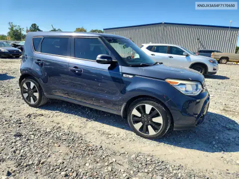 KNDJX3A54F7170650 — 2015 Kia Soul, фото 4 с аукциона Copart, Задняя часть