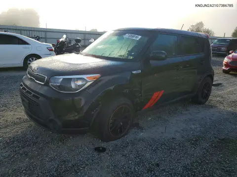 KNDJN2A21G7386785 — 2016 Kia Soul, Сторона, фото до ремонта