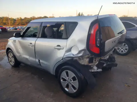 2016 Kia Soul Base VIN KNDJN2A27G7843714 фото 2