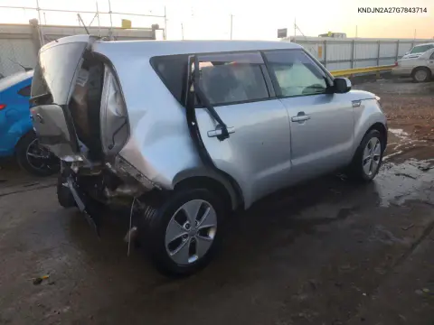 2016 Kia Soul Base VIN KNDJN2A27G7843714 фото 3
