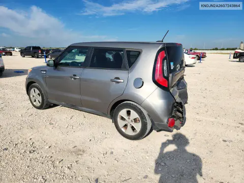2016 Kia Soul Base VIN KNDJN2A26G7243864 фото 2