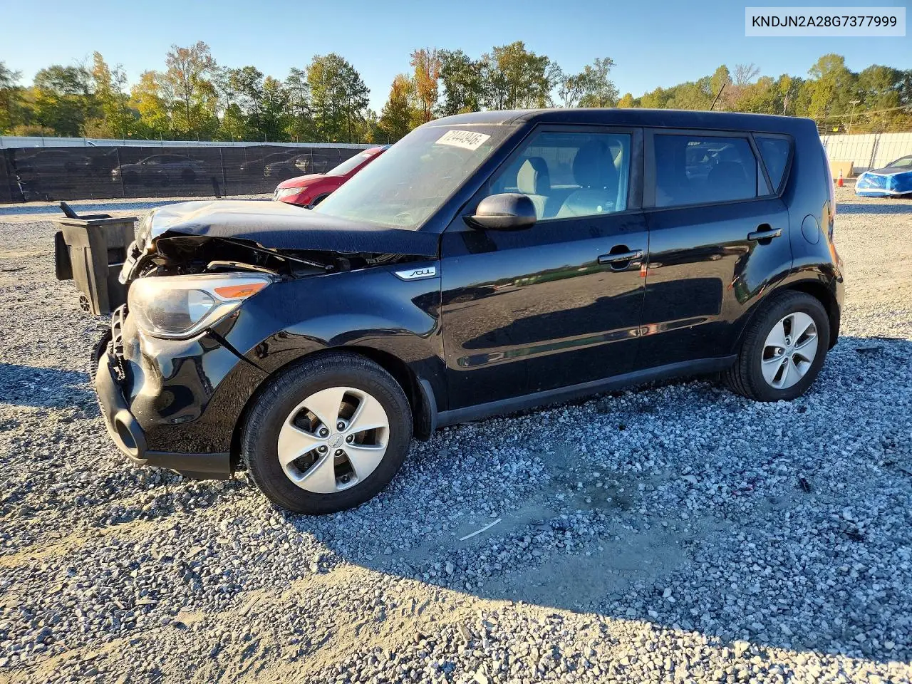 KNDJN2A28G7377999 Kia Soul 2016 — повреждение Передняя часть, фото до ремонта