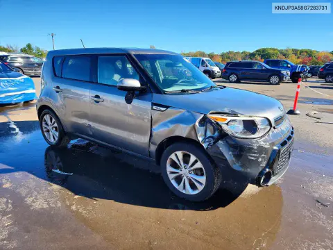 2016 Kia Soul + VIN KNDJP3A58G7283731 фото 4