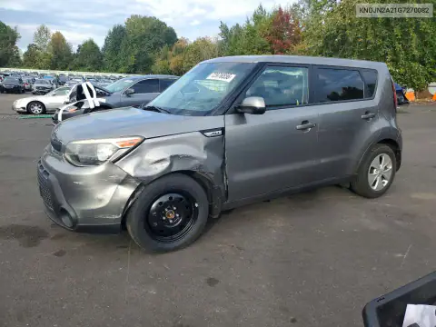 KNDJN2A21G7270082 Kia Soul 2016 — повреждение Передняя часть, фото до ремонта