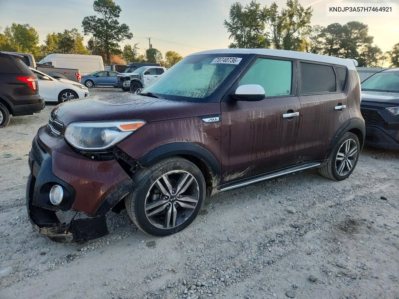 2017 Kia Soul + VIN KNDJP3A57H7464921 фото 1
