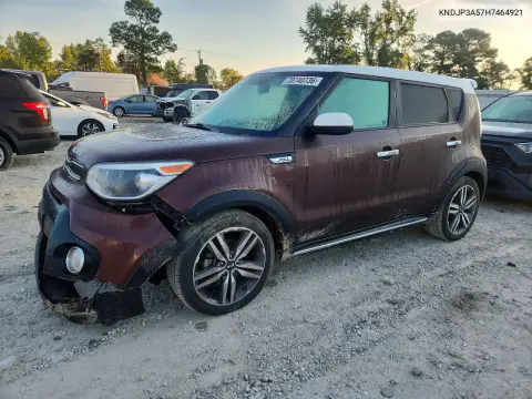 KNDJP3A57H7464921 — 2017 Kia Soul, Передняя часть, фото до ремонта