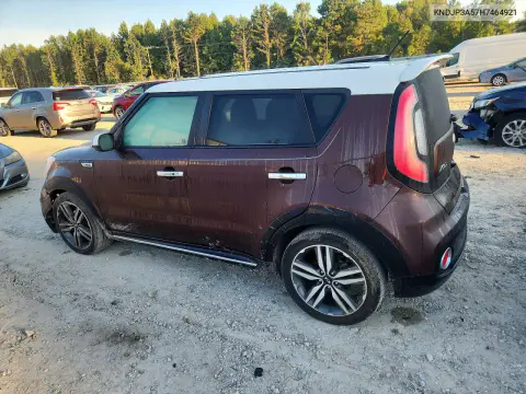 2017 Kia Soul + VIN KNDJP3A57H7464921 фото 2