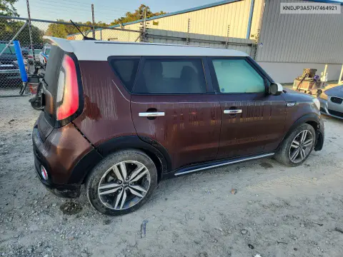 2017 Kia Soul + VIN KNDJP3A57H7464921 фото 3