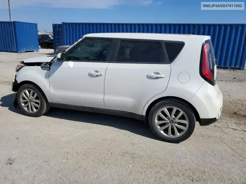 2017 Kia Soul + VIN KNDJP3A53H7411052 фото 2