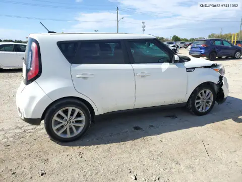 2017 Kia Soul + VIN KNDJP3A53H7411052 фото 3
